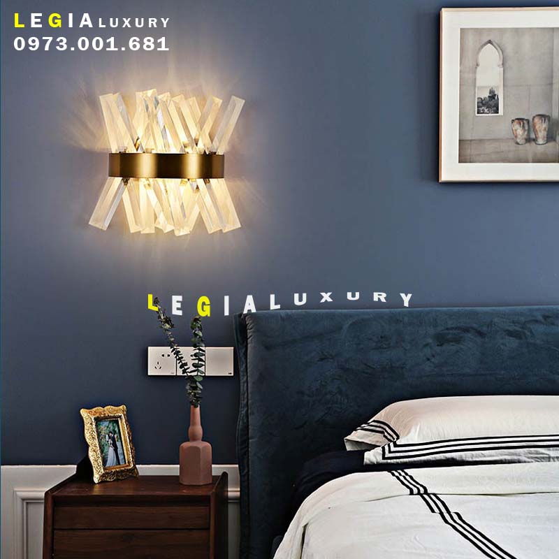 Đèn tường pha lê WL809 top