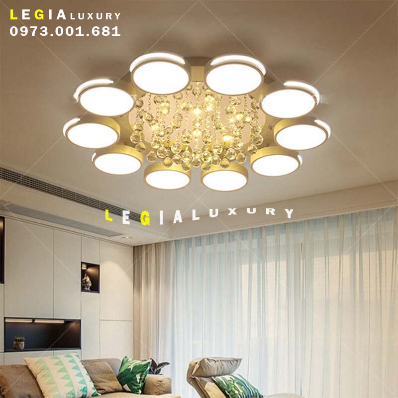 Đèn chùm pha lê DC017L top