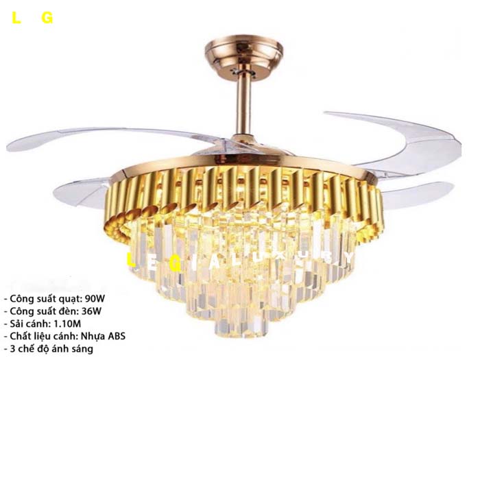Quạt trần dấu cánh LGFAN035 top