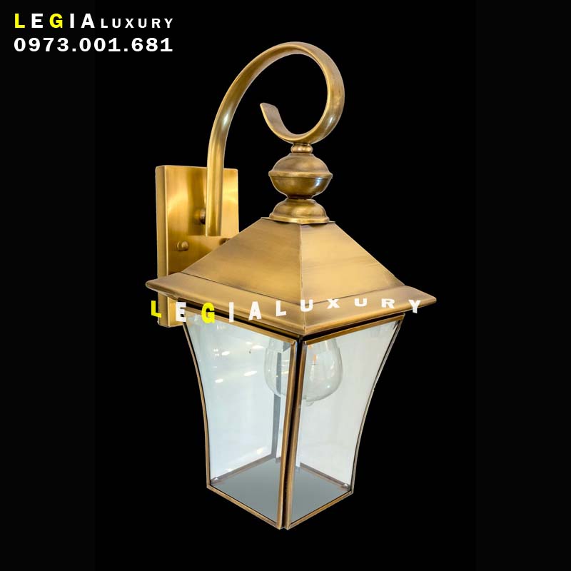 Đèn tường đồng kính WL617 top