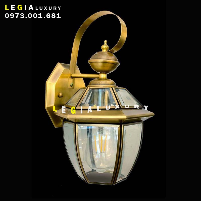 Đèn tường đồng kính WL605 top