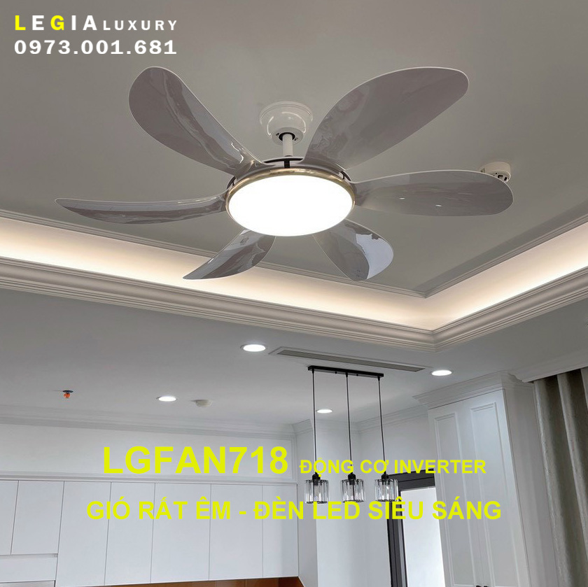 Quạt trần chung cư hiện đại LGFAN718 top