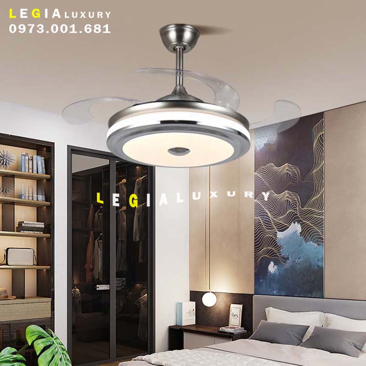 Quạt trần cụp xòe LGFAN021T top