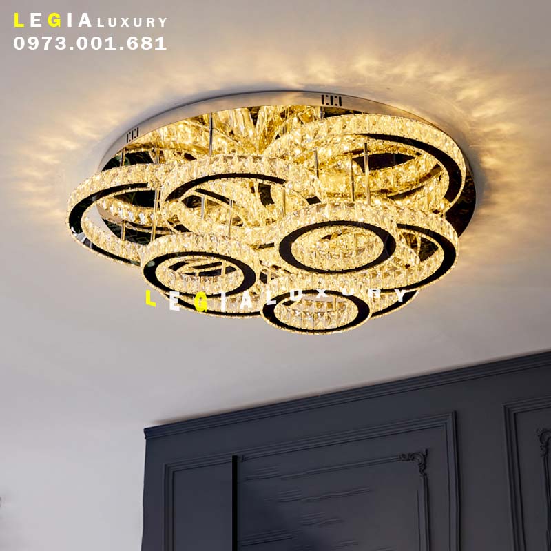 Đèn chùm pha lê DC011 top