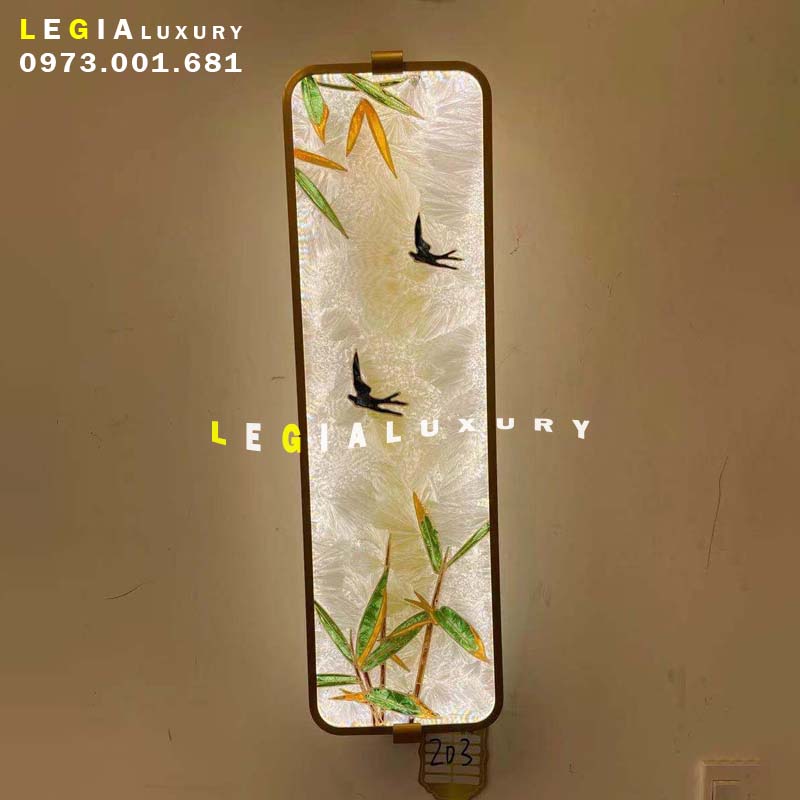Đèn tường đồng led WL664 top