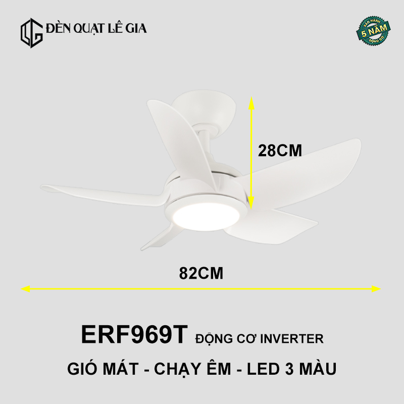 Quạt Trần Mini LGF969T top