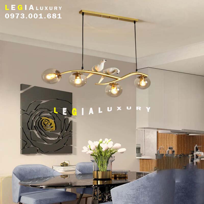 Đèn thả bàn ăn DT201V top