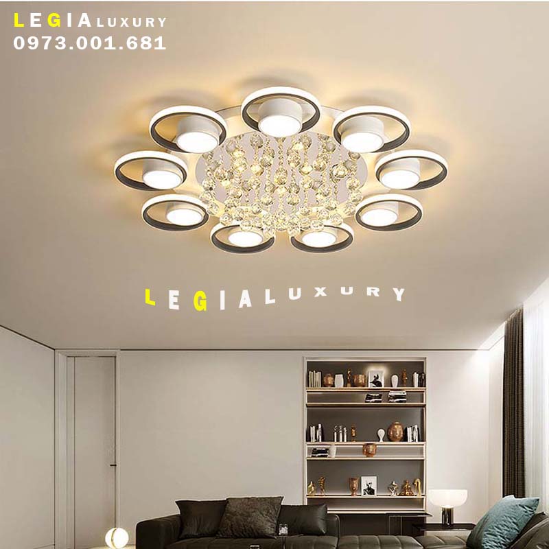 Đèn chùm pha lê DC024L top