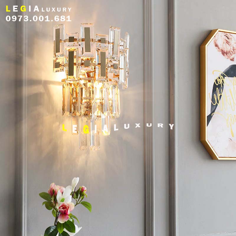 Đèn tường pha lê WL822 top