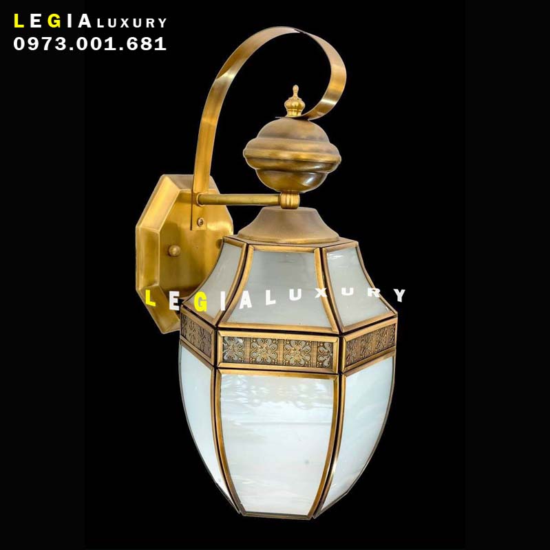 Đèn tường đồng kính WL607 top