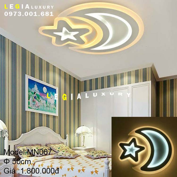 Đèn ốp trần phòng ngủ MN067 top