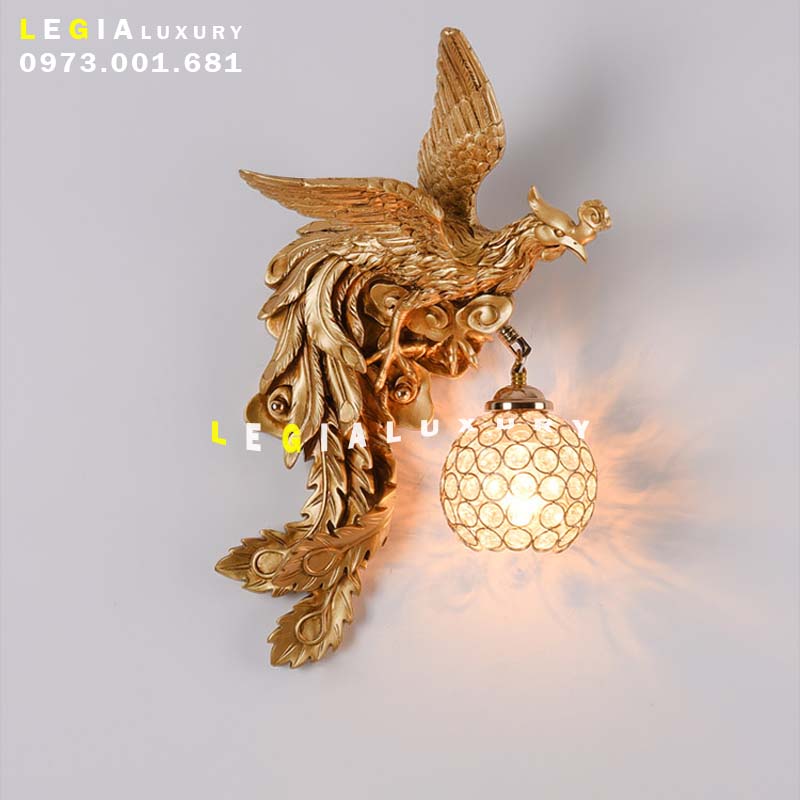 Đèn tường đồng WL232 top