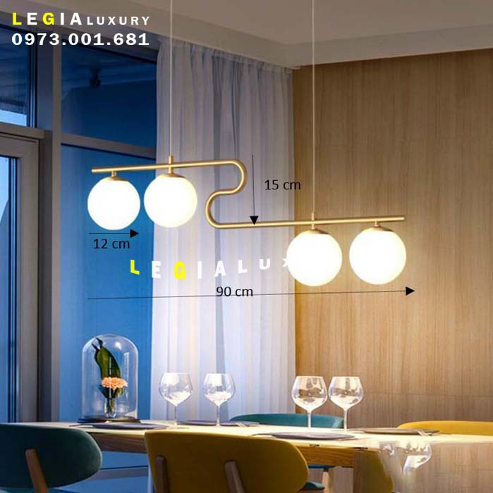 Đèn thả bàn ăn DT284V top