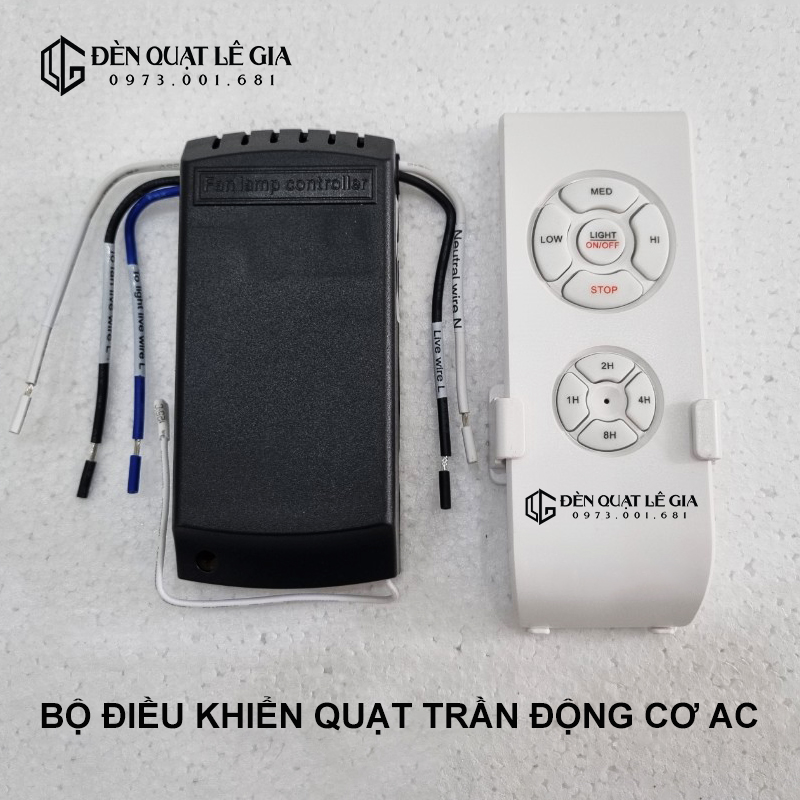 Bộ nguồn và điều khiển quạt trần AC top
