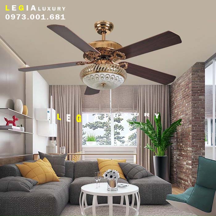 Quạt trần cổ điển LGFAN815G top