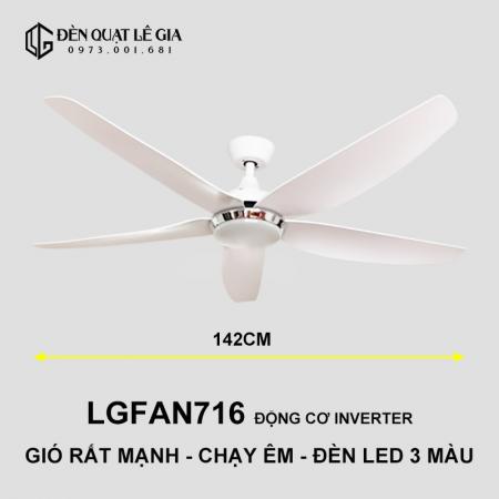 Quạt trần hiện đại LGFAN716