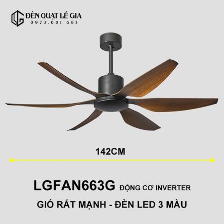 Quạt trần hiện đại LGFAN663G