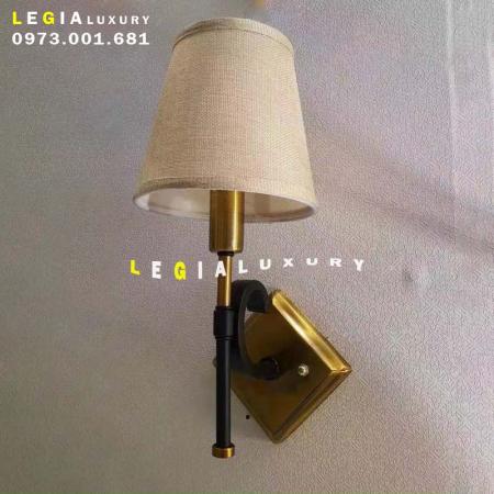 Đèn tường chao lụa WL096