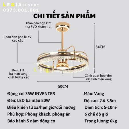 Quạt Trần Cao Cấp VENUS003