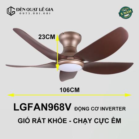 Quạt trần cổ ngắn LGFAN968V