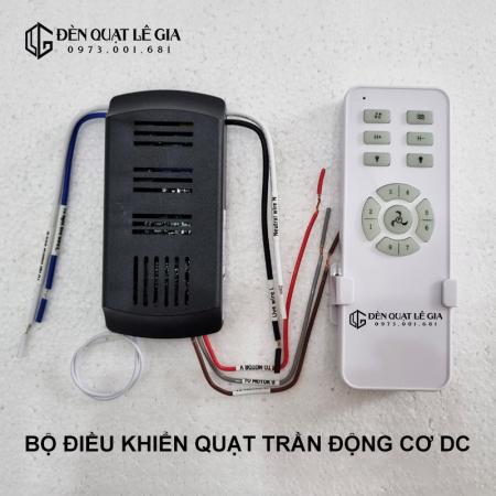 Bộ nguồn và điều khiển quạt trần DC 8 số