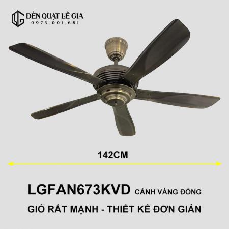 Quạt trần hiện đại LGFAN673KVD