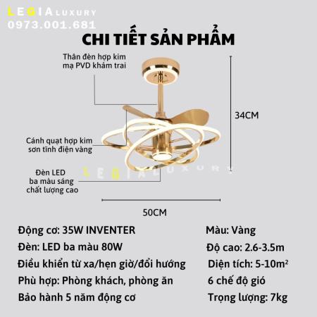 Quạt Trần Cao Cấp VENUS005