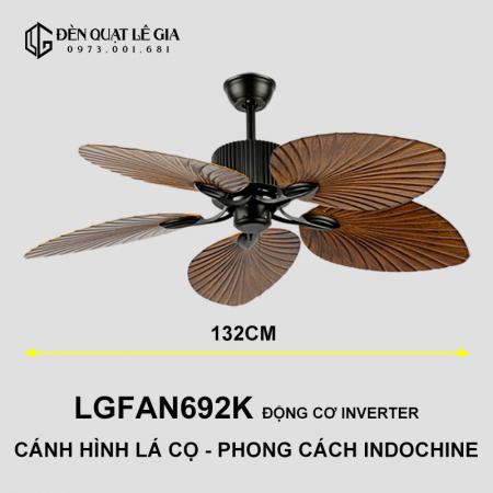 Quạt trần nhà hàng khách sạn LGFAN692K