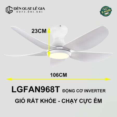 Quạt trần cổ ngắn LGFAN968T