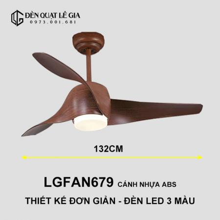 Quạt trần hiện đại LGFAN679