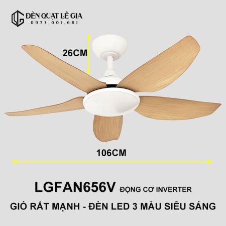 Quạt trần hiện đại LGFAN656V