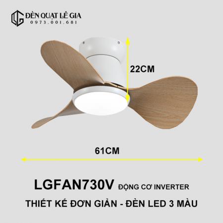 Quạt trần chung cư LGFAN730V