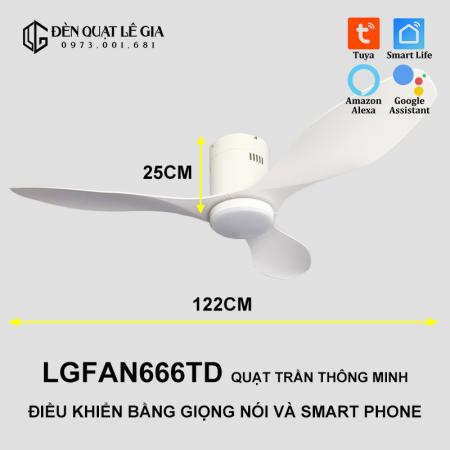 Quạt trần hiện đại LGFAN666TD