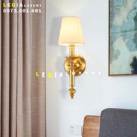 Đèn tường chao lụa WL098