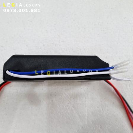 Bộ nguồn và điều khiển quạt trần DC 6 số - Đen