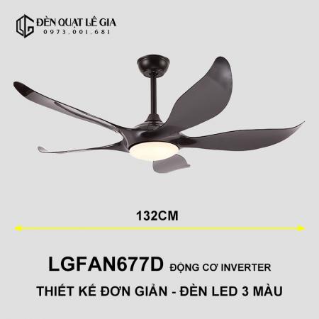 Quạt trần hiện đại LGFAN677D