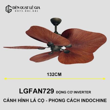 Quạt trần phong cách đông dương Indochine style LGFAN729
