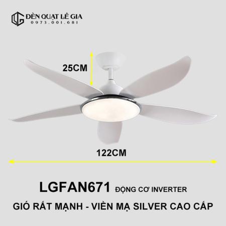 Quạt trần hiện đại LGFAN671