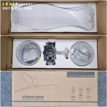 Quạt trần hiện đại LGFAN666TD