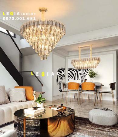Đèn chùm pha lê luxury  DC137T