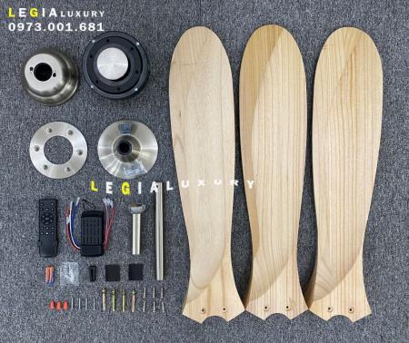 Quạt trần phong cách đông dương Indochine style LGFAN713V