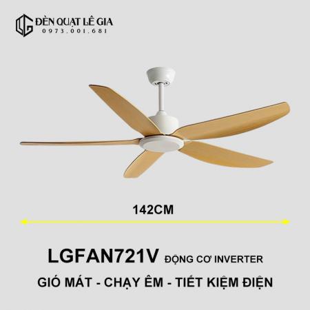 Quạt trần chung cư hiện đại LGFAN721V