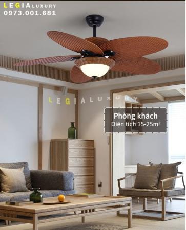 Quạt trần phong cách đông dương LGFAN739D