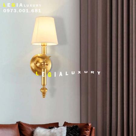Đèn tường chao lụa WL098