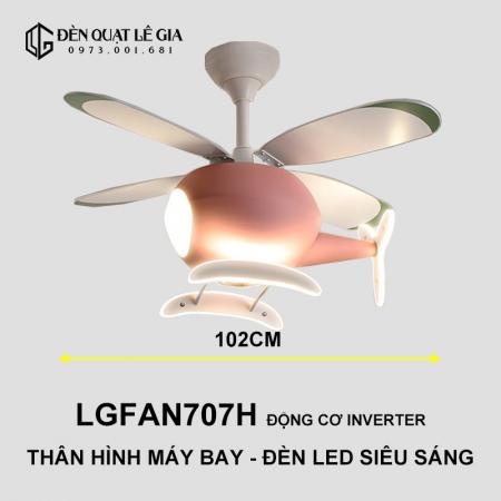 Quạt trần phòng ngủ cho bé LGFAN707H