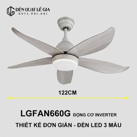 Quạt trần hiện đại LGFAN660G