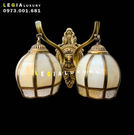 Đèn tường đồng kính WL600-2
