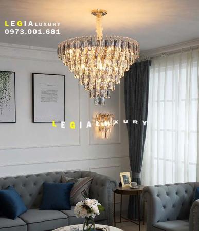Đèn chùm pha lê luxury  DC137T