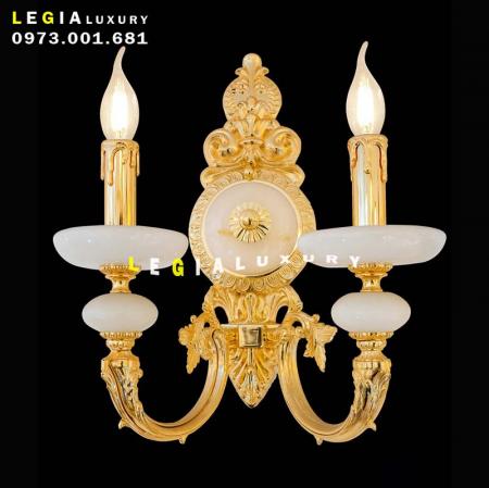 Đèn tường đồng tay nến WL647-2