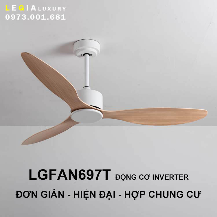 Quạt trần hiện đại chung cư LGFAN697T